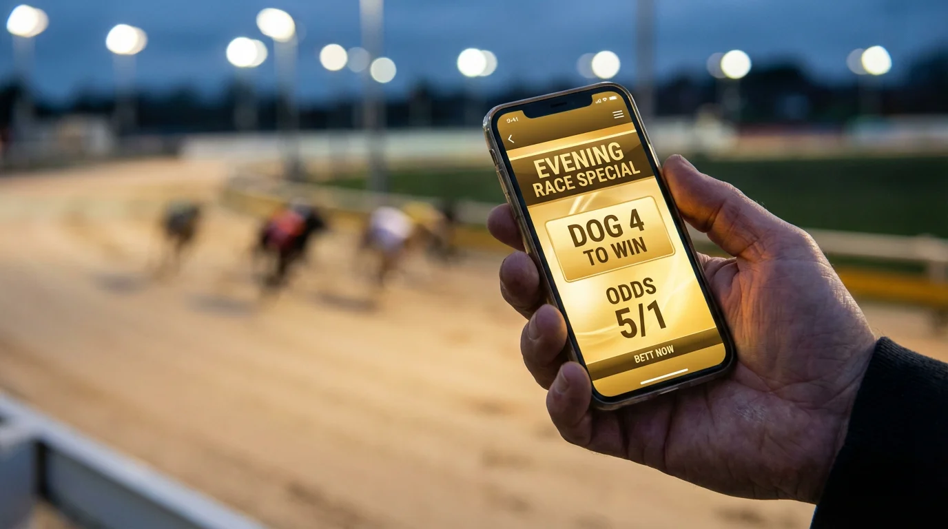 Greyhound Derby betting offers and free bet promotions on a bookmaker app